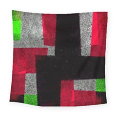 Abstract Tiles Square Tapestry (large) by essentialimage