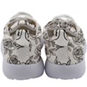 black and white rose Kids Athletic Shoes View4