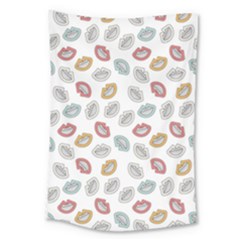 Happy Doodle Laugh Large Tapestry by tmsartbazaar