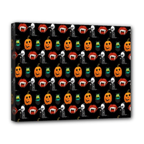 Halloween Canvas 14  X 11  (stretched) by Sparkle