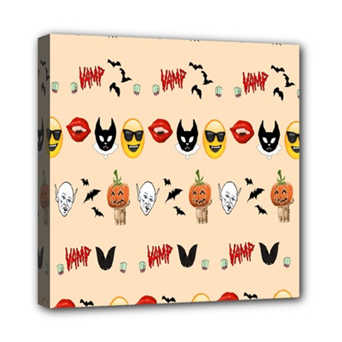 Halloween Mini Canvas 8  X 8  (stretched) by Sparkle