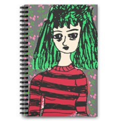Freddy Girl Wall Grey 5 5  X 8 5  Notebook by snowwhitegirl