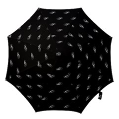 Formula One Black And White Graphic Pattern Hook Handle Umbrellas (small) by dflcprintsclothing