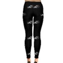 Formula One Black And White Graphic Pattern Leggings  View2