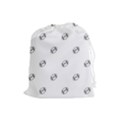 American Football Ball Motif Print Pattern Drawstring Pouch (Large) View1