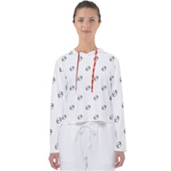 American Football Ball Motif Print Pattern Women s Slouchy Sweat by dflcprintsclothing