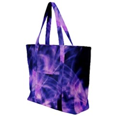Plasma Hug Zip Up Canvas Bag by MRNStudios
