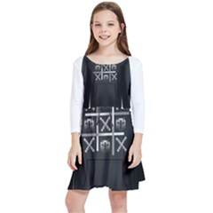 Tic Tac Monster Kids  Quarter Sleeve Skater Dress by TheFanSign