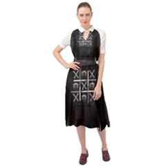 Tic Tac Monster Keyhole Neckline Chiffon Dress by TheFanSign