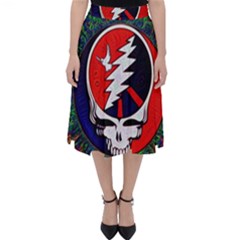 Grateful Dead - Classic Midi Skirt by Sapixe