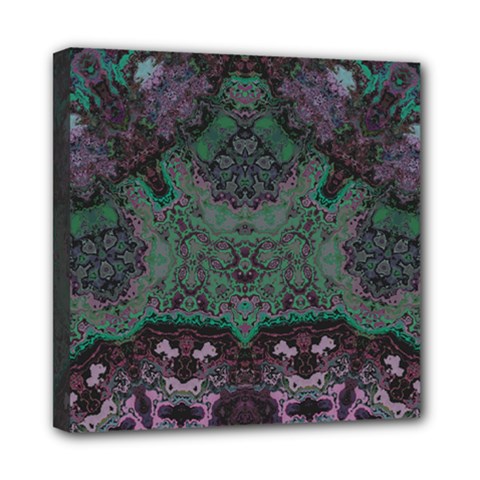 Mandala Corset Mini Canvas 8  X 8  (stretched) by MRNStudios