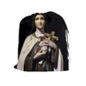 Virgin Mary Sculpture Dark Scene Drawstring Pouch (XL) View1