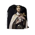 Virgin Mary Sculpture Dark Scene Drawstring Pouch (XL) View2