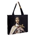 Virgin Mary Sculpture Dark Scene Zipper Medium Tote Bag View2