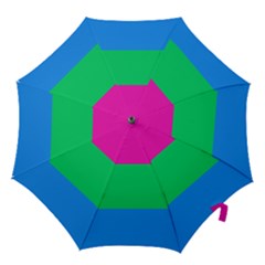 Polysexual Pride Flag Lgbtq Hook Handle Umbrellas (small) by lgbtnation