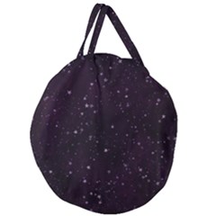 Pink Stars Giant Round Zipper Tote by Dazzleway