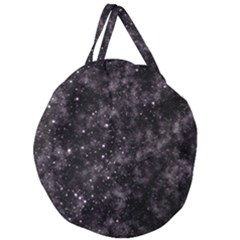 Pink Gray Galaxy Giant Round Zipper Tote by Dazzleway