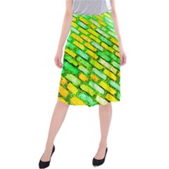 Diagonal Street Cobbles Midi Beach Skirt by essentialimage