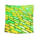 Diagonal street cobbles Square Tapestry (Small) View1