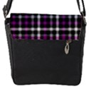 Asexual Pride Checkered Plaid Removable Flap Cover (S) View2
