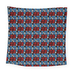 Red And Blue Square Tapestry (large) by Sparkle