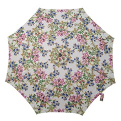 Garden Flowers Pattern Hook Handle Umbrellas (medium) by goljakoff