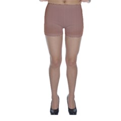 Antique Brass Brown & Black -  Skinny Shorts by FashionLane