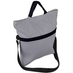 Chalice Silver Grey & Black - Fold Over Handle Tote Bag by FashionLane