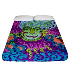Supersoniccelestialpower2020 Fitted Sheet (queen Size) by chellerayartisans