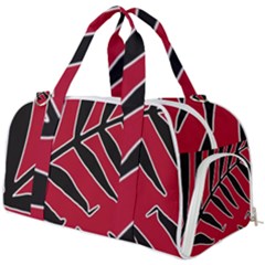 Leaves Silhouette Tropical Style Print Burner Gym Duffel Bag by dflcprintsclothing