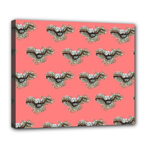 Friend Of My Better Days - Pink - By Larenard Deluxe Canvas 24  X 20  (stretched) by LaRenard