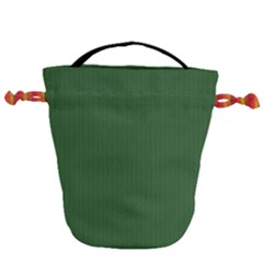 Basil Green - Drawstring Bucket Bag by FashionLane