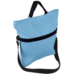 Baby Blue - Fold Over Handle Tote Bag by FashionLane