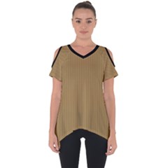 Bronze Mist - Cut Out Side Drop Tee by FashionLane