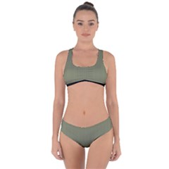 Calliste Green - Criss Cross Bikini Set by FashionLane