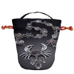 Fractal Jewerly Drawstring Bucket Bag by Sparkle