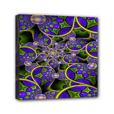 Fractalbubbles Mini Canvas 6  X 6  (stretched) by Sparkle