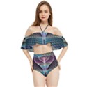 Fractal Design Halter Flowy Bikini Set  View1