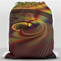 Fractal Illusion Drawstring Bag (large) by Sparkle