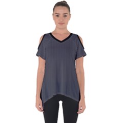 Anchor Grey - Cut Out Side Drop Tee by FashionLane