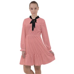 Candlelight Peach - All Frills Chiffon Dress by FashionLane