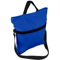 Absolute Zero Blue - Fold Over Handle Tote Bag by FashionLane