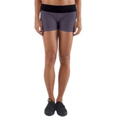 Dark Smoke Grey - Yoga Shorts by FashionLane