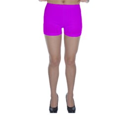 Fuchsia Pink - Skinny Shorts by FashionLane