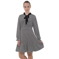 Just Grey - All Frills Chiffon Dress by FashionLane