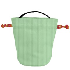 Pale Green - Drawstring Bucket Bag by FashionLane
