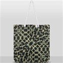 Dark Interlace Motif Mosaic Pattern Full Print Rope Handle Tote (Large) View2
