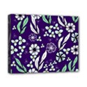 Floral blue pattern  Canvas 10  x 8  (Stretched) View1