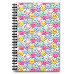 Cute Emoticon Pattern 5 5  X 8 5  Notebook by designsbymallika
