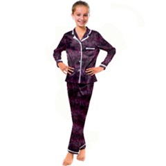 Gc (84) Kid s Satin Long Sleeve Pajamas Set by GiancarloCesari